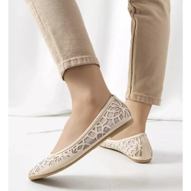 PA1 Bailarinas caladas Lavarin beige 3