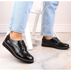 Zapatos de mujer charol negro Filippo DP4796 7