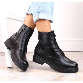 Botines negros aislantes de mujer Vinceza 58109 5