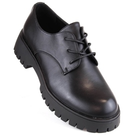 Zapatos oxford mujer negros Sergio Leone PB201 1
