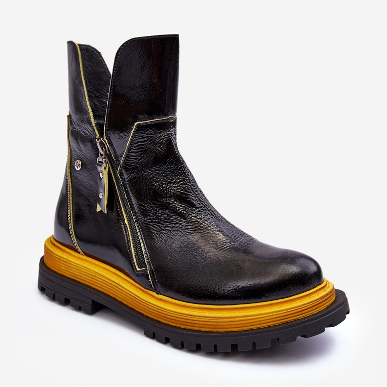 Botas Mujer Charol Maciejka 05747-07 Negro 1 Botas Mujer Charol Maciejka 05747-07 Negro 1