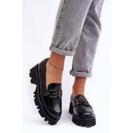 Laura Messi Mocasines Mujer Piel Con Adorno Negro Lyndani 2