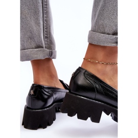Laura Messi Mocasines Mujer Piel Con Adorno Negro Lyndani 5