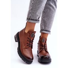 Botas Planas Mujer Piel Marrón Lemar Charline 2