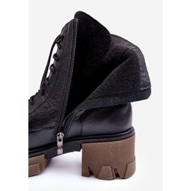 Botas Trapper De Piel Con Aislamiento Para Mujer Negro Lemar Rehin 2