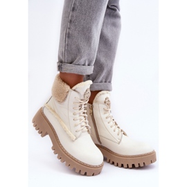 Botas Mujer Piel Crema Lemar Vergo beige 4