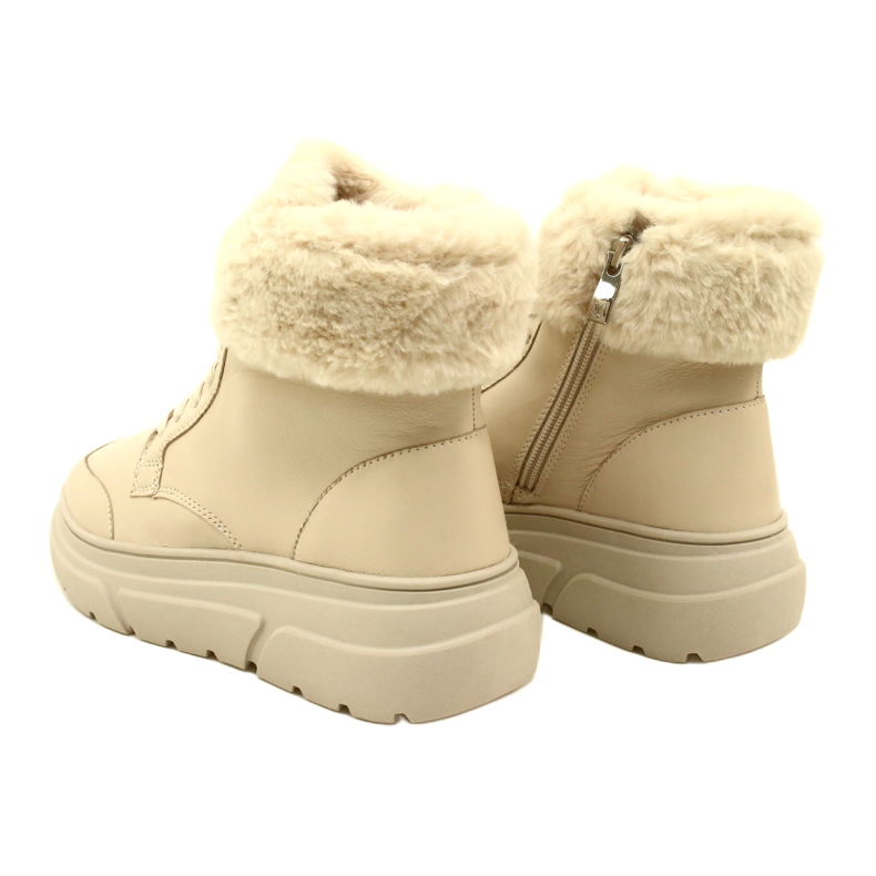 Botas para mujeres de Caprice con pelaje 9-26220-41 144 beige 3