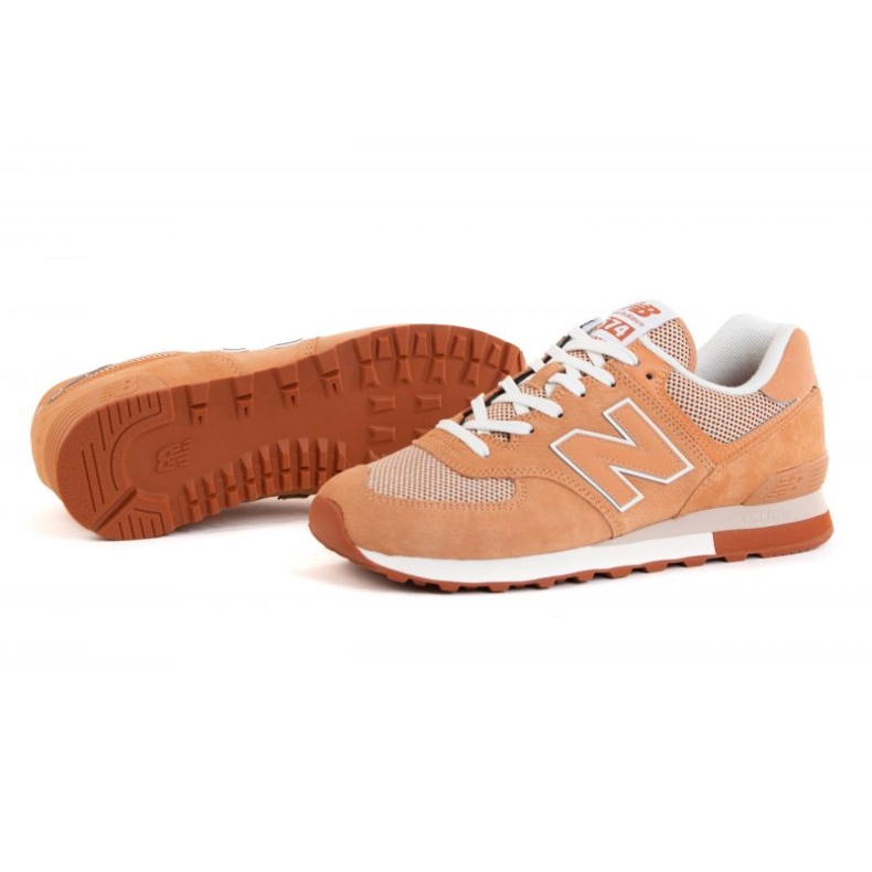 Zapatillas New Balance M ML574BT2 naranja 1