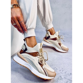 Boyce zapatillas estilo calcetín Beige 5