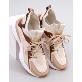 Boyce zapatillas estilo calcetín Beige 1