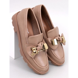 Mocasines oso peluche dorado Khaki Honey beige 1