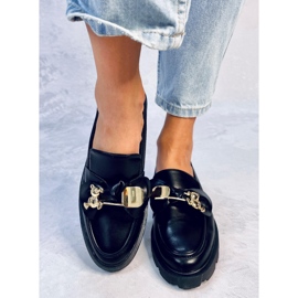 Mocasines con oso dorado Honey Black negro 5