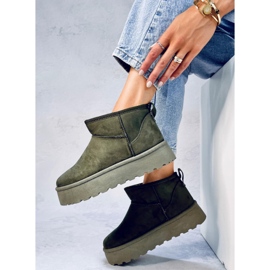 Botas de nieve con plataforma Solnis Verde 5