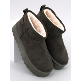 Botas de nieve con plataforma Solnis Verde 4