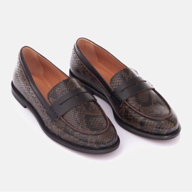 Marco Shoes Mocasines fabricados en piel natural. marrón 6