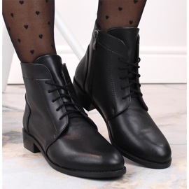 Botas de piel mujer Dolce Pietro negras negro 4
