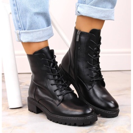 Botas de mujer Vinceza negras con adornos negro 3