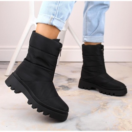 Botas de nieve negras con aislamiento para mujer Big Star MM274335 negro 5