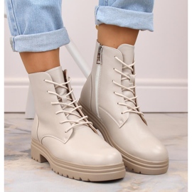 Botas aislantes de mujer, beige, Vinceza 58109 6
