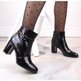 Botas negras de charol con aislamiento para mujer de Sergio Leone BT324 negro 5