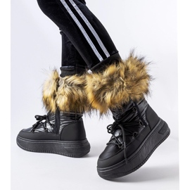 Botas de nieve de mujer Cavargna negras negro 2