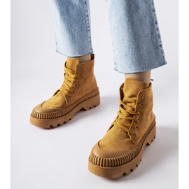 Inna Deportivas altas marrones de ante ecológico Aida marrón 1 Inna Deportivas altas marrones de ante ecológico Aida marrón 1