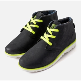 Zapatos de hombre Haytham negros y neón 2