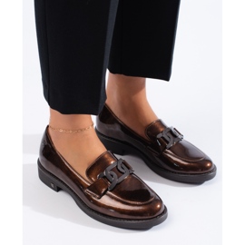Zapatos marrones lacados de W. Potocki marrón 3