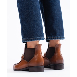 Botas mujer tacón Jodhpur Vinceza marrón 3