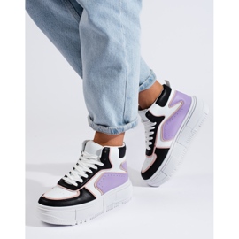 Zapatillas altas con plataforma gruesa Shelovet. multicolor 2