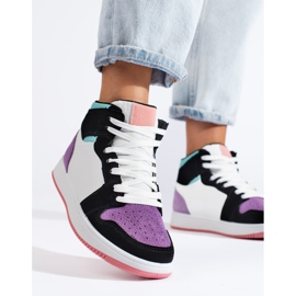 Zapatillas altas de mujer Shelovet multicolor 2