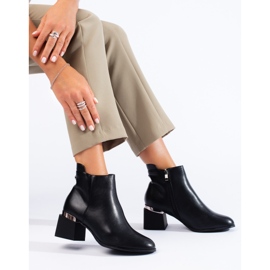 Botines Shelovet de mujer clásicos negros 1
