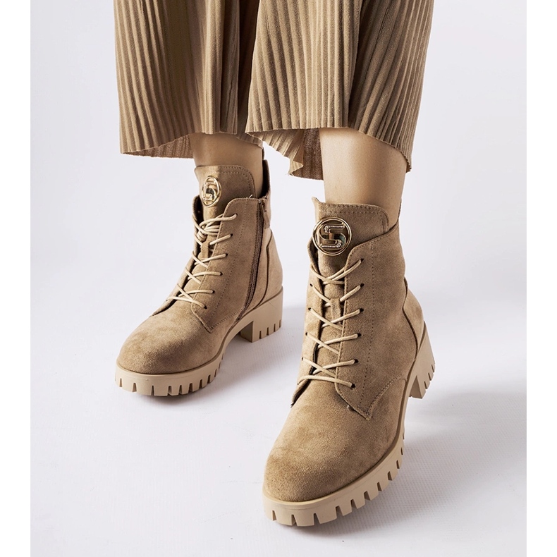 Botas Noha ante ecológico beige con aislamiento 1