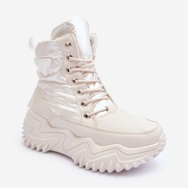 Botas aislantes con plataforma maciza, beige claro Lanleh 2