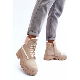 Botas Mujer Piel Beige Lemar Vergo 2