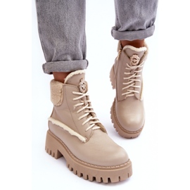 Botas Mujer Piel Beige Lemar Vergo 4