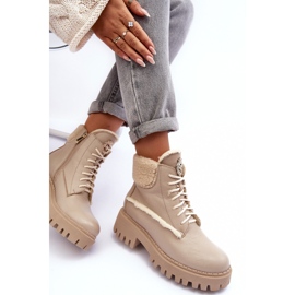 Botas Mujer Piel Beige Lemar Vergo 8