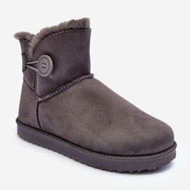 Botas De Nieve Mujer Aislante Con Adorno Gris Siriol 2
