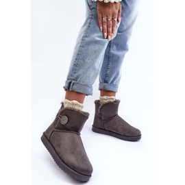 Botas De Nieve Mujer Aislante Con Adorno Gris Siriol 5