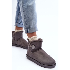 Botas De Nieve Mujer Aislante Con Adorno Gris Siriol 6