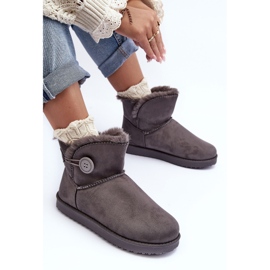 Botas De Nieve Mujer Aislante Con Adorno Gris Siriol 9
