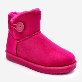Botas De Nieve De Mujer Aislante Con Adorno Siriol Fucsia rosa 1