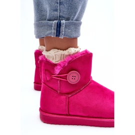 Botas De Nieve De Mujer Aislante Con Adorno Siriol Fucsia rosado 6