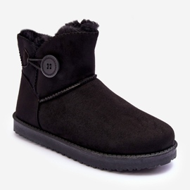 Botas de nieve aislantes para mujer con decoración, negro Siriol 1