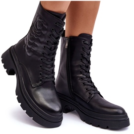 Botines Worker de piel con aislamiento S.Barski MR870-25 Negro 10