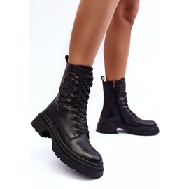 Botines Worker de piel con aislamiento S.Barski MR870-25 Negro 9