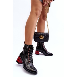 Botas Tacón Charol S.Barski MR870-49 Negro 10