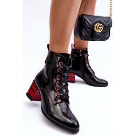 Botas Tacón Charol S.Barski MR870-49 Negro 11