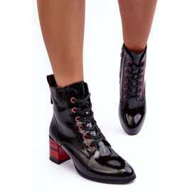 Botas Tacón Charol S.Barski MR870-49 Negro 8