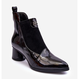 Botas Tacón Piel S.Barski MR870-96 Negro 1